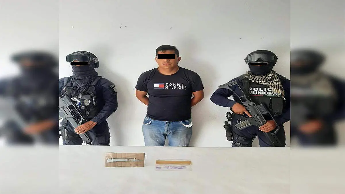 Detenido por usar arma blanca en Papantla